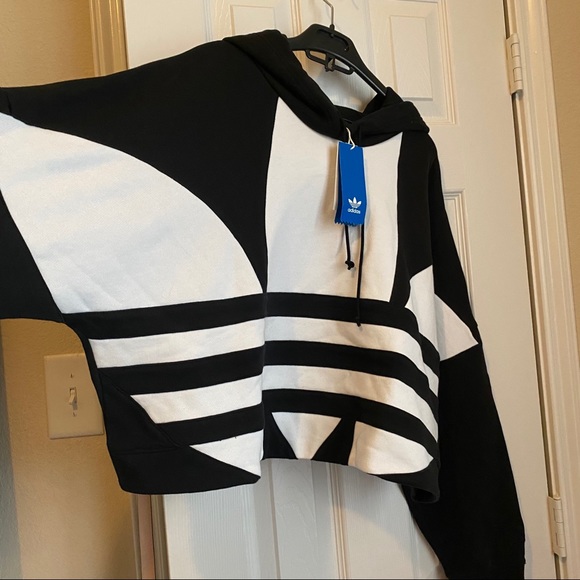 Adidas originals trefoil crop top jacket - Picture 6 of 6